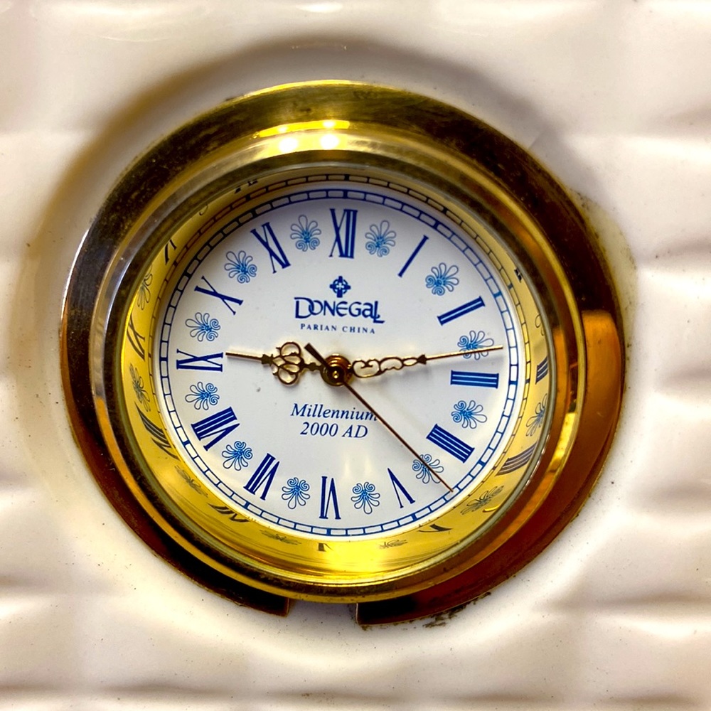 Donegal Irish Mantle Clock Gem